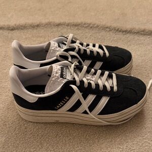 Adidas Gazelle Black and White Sneakers